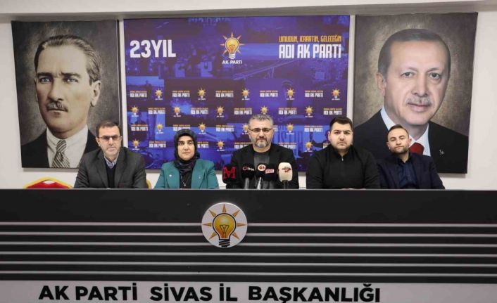 AK Parti Sivas İl Başkanı Tanrıverdi: "6 bin 183 yeni üye partimize kazandırılmıştır"