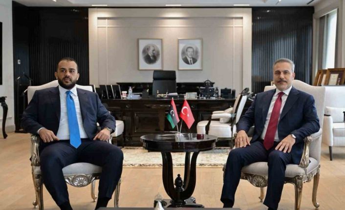 Bakan Fidan, Libya Milli Birlik Hükümeti Savunma Bakanvekili Zubi ile görüştü