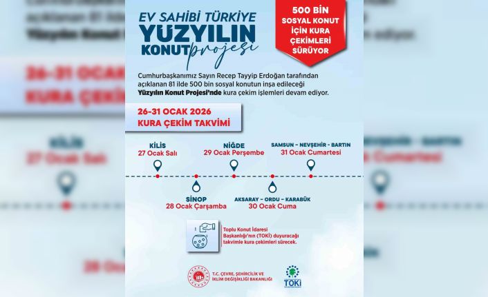 Bakan Kurum: "Bugüne kadar 32 şehirde 121 bin 265 konutun hak sahibi belli oldu"