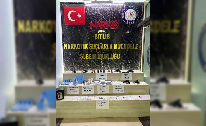 Bitlis’teki narkotik operasyonunda 27 kişi tutuklandı