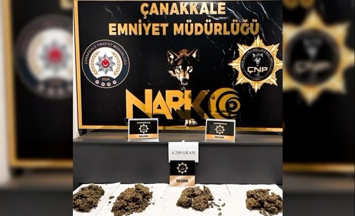 Çanakkale’de piyasa değeri yaklaşık 7 milyon TL değerinden uyuşturucu maddeler ele geçirildi