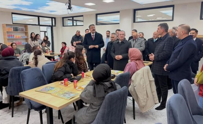 H. Sait Camii Gençlik Merkezi Etüt Salonu hizmete açıldı