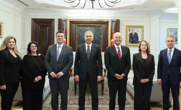 İçişleri Bakanı Ali Yerlikaya, BM Mülteciler Yüksek Komiseri Berhem Salih ile görüştü