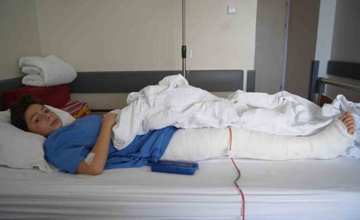 Minik Aytuna’nın kayak keyfi kabusa döndü: Pistte çarpıp kaçtılar, kalçası kırıldı