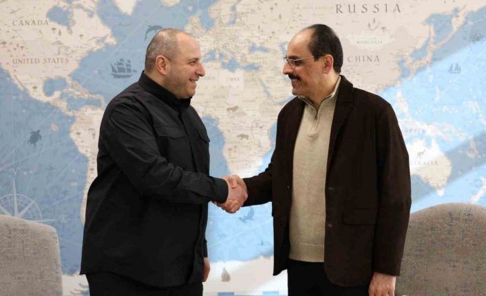 MİT Başkanı Kalın, Ukrayna Ulusal Güvenlik ve Savunma Konseyi Sekreteri Umerov ile bir araya geldi