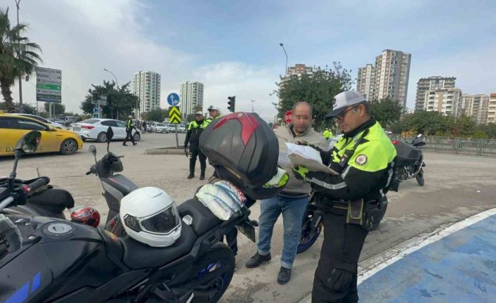 Polis bir günde 228 motosiklet sürücüsüne 1,2 milyon lirayı aşan ceza kesti