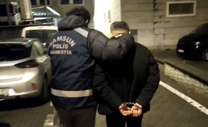 Samsun’da uyuşturucu suçundan 18 yıl 9 ay hapis cezası bulunan şahıs yakalandı