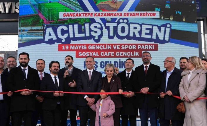 Sancaktepe’de gençliğe ve spora büyük yatırım: 19 Mayıs Gençlik ve Spor Parkı hizmete açıldı