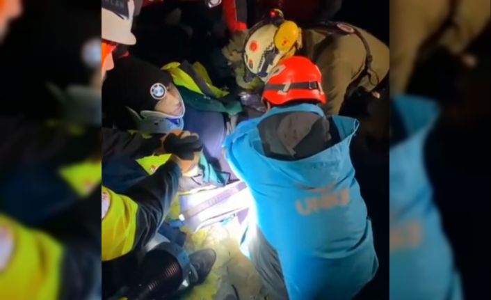 Sarıyer’de kaybolduktan 7 saat sonra bulunan kadının kurtarılma anları ortaya çıktı