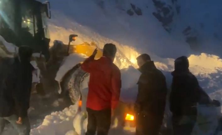 Şemdinli’de çığ altında can pazarı: Karayolları ekipleri zamanla yarışarak 3 kişiyi kurtardı