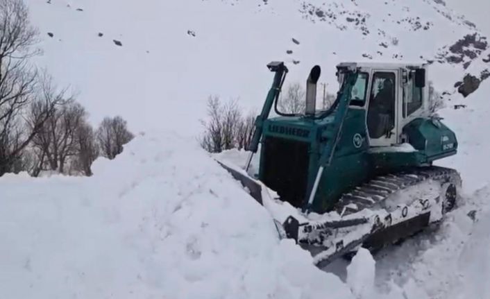 Şırnak’ta kar kalınlığı 2 metreyi aştı, ekipler vardiyalı sistemle çalışıyor