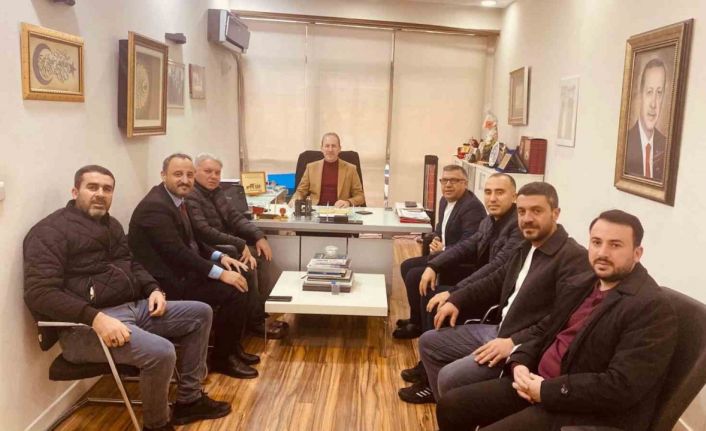 STSO Başkan Vekili Çalapkulu, TÜGVA Siirt İl Başkanı Tetik ile bir araya geldi