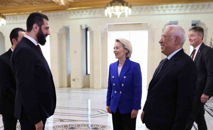 Suriye Devlet Başkanı eş-Şara ile AB liderinden ilk görüşme