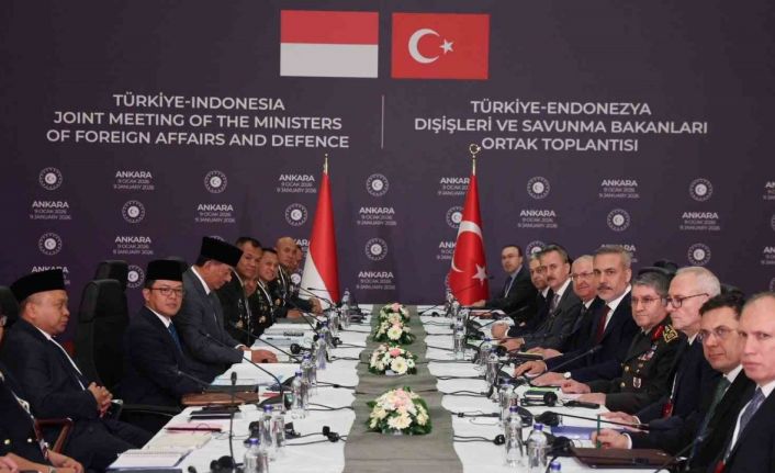 Türkiye-Endonezya Dışişleri ve Savunma Bakanları Ortak Toplantısı Ankara’da başladı