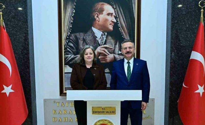 Vali Hüseyin Aksoy, Almanya Başkonsolosu Dr. Regine Grienberger’i makamında kabul etti