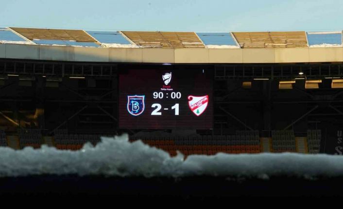 Ziraat Türkiye Kupası: Rams Başakşehir: 2 - Boluspor: 1 (Maç sonucu)