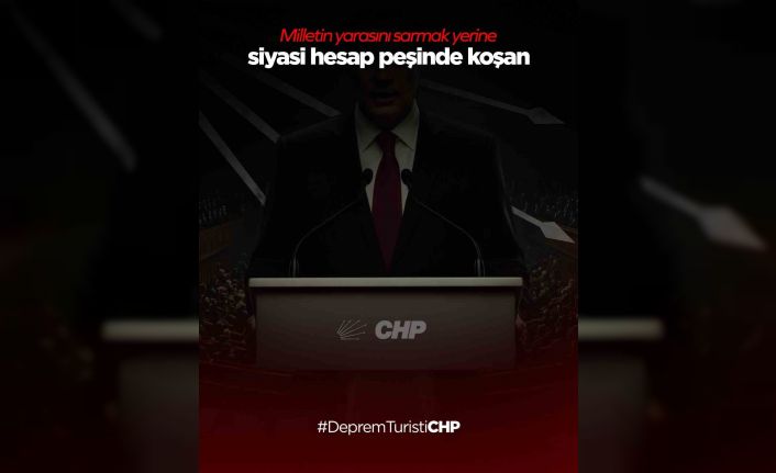 AK Parti Genel Başkan Yardımcısı Tuncer: "Acı varken siyaset yaptılar, bugün utanmadan ‘yanınızdayız’ diyorlar"