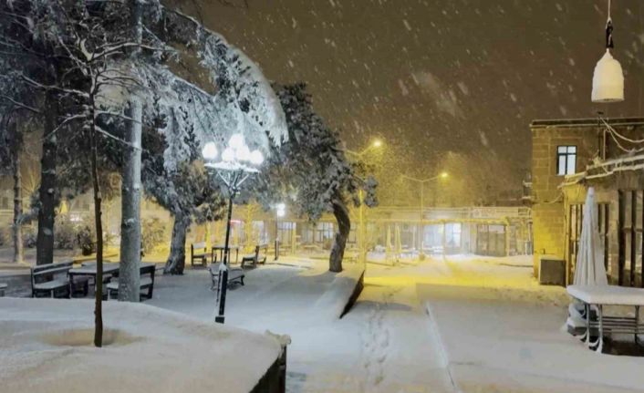 Aksaray merkez ve ilçelerde kar yağışı etkili oluyor