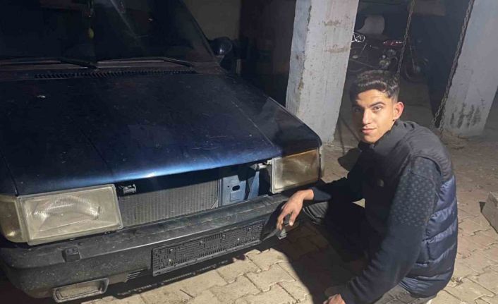 Arkadaşına selam vermek için bastığı kornadan ses çıkmayınca çalındığını fark etti