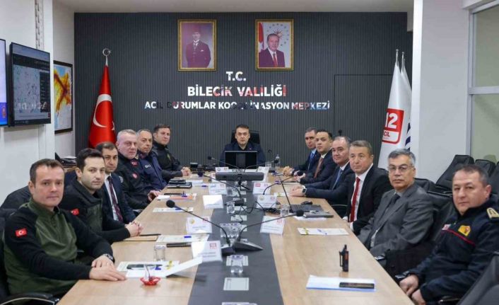 Bilecik’te 112 Acil Çağrı Hizmetleri İl Koordinasyon Komisyon Toplantısı yapıldı