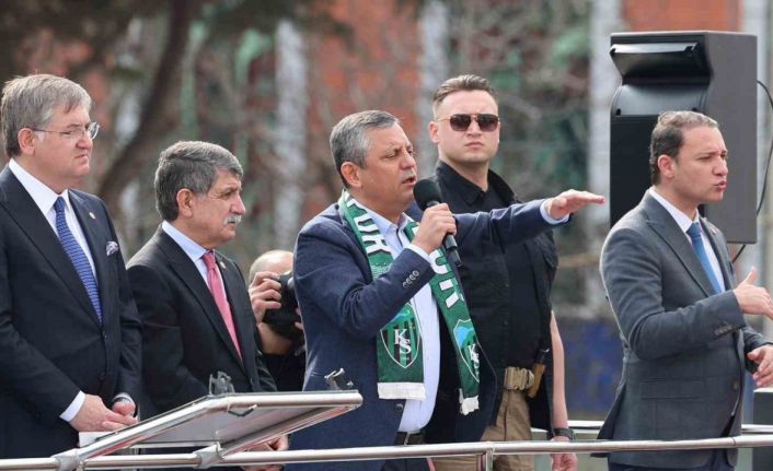 CHP Genel Başkanı Özel: "1999’dan bu yana Kocaeli Büyükşehir Belediyesi’ni kazanamadık ama kusuru kendimizde aradık"