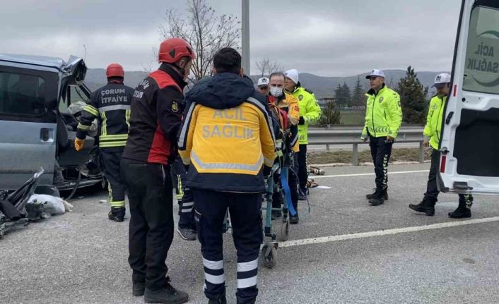 Çorum’daki kazada ağır yaralanan genç kadından acı haber