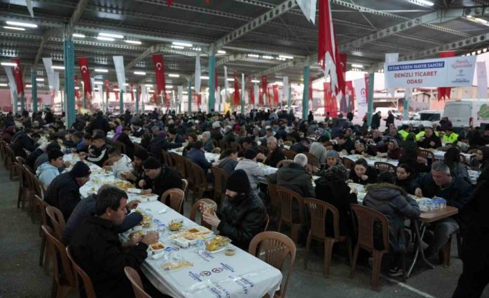 Denizli Ticaret Odasının geleneksel iftar sofrası bu yıl Sevindik ’de kuruldu