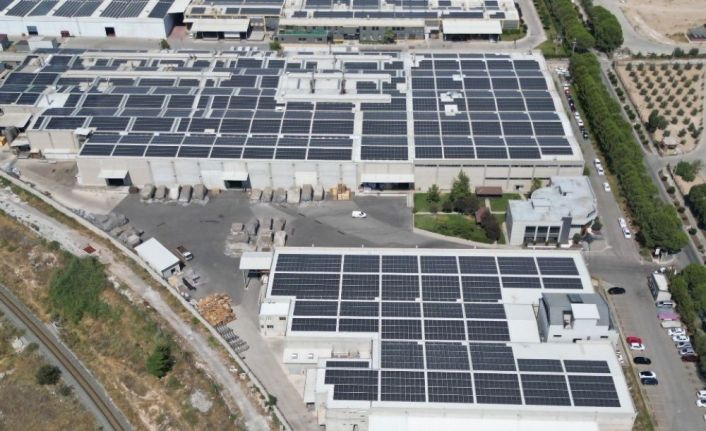 Denizli’deki bir firmaya kurulan GES ile 2 milyon 546 bin 877 kg karbondioksit salınımını önlenecek