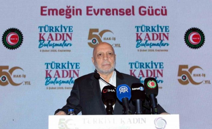 HAK-İŞ Konfederasyonu Genel Başkanı Arslan: "Asgari ücret yüzde 27 oranında artırıldı, yüzde 5’ini biz ocak ayında geri verdik"