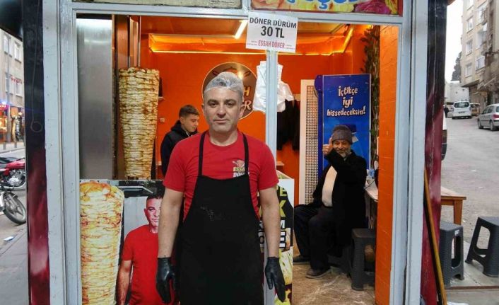Kilis’te döner 30 TL