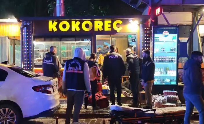 Kokoreççideki cinayet anı kamerada, polis zanlıları 3 saat geçmeden yakaladı