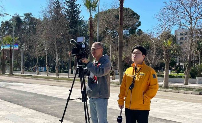 Koreli basın mensubundan depremin yıktığı Hatay’daki çalışmalara övgü dolu sözler