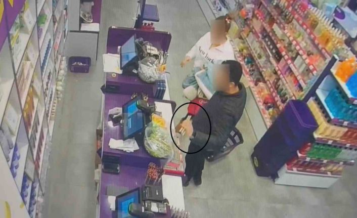 Kozmetik market zincirine dadanan anne, baba ve kız 3 aylık süreçte 1 milyon 200 bin TL’lik ürün çaldı
