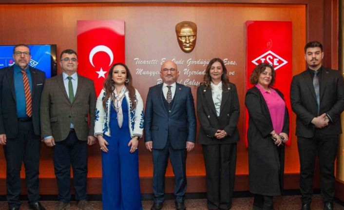 Prof. Dr. Bay başkanlığındaki heyet, TSE Başkanı Şahin ile sağlık turizmi standartlarını değerlendirdi