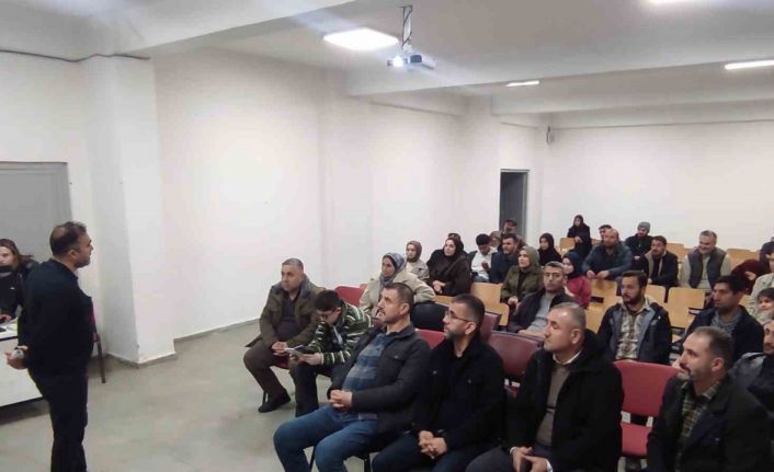 Sason’da arıcılığı geliştirme projesi kapsamında 70 adaya eğitim verildi