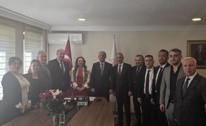 SATKOF ve USTKON heyetinden Kültür ve Turizm Bakan Yardımcısı Alpaslan’a ziyaret