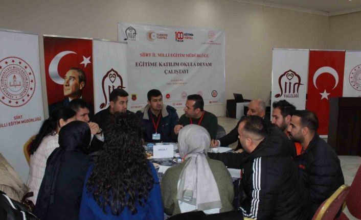 Siirt’te ‘Eğitime Katılım Okula Devam Çalıştayı’ düzenlendi