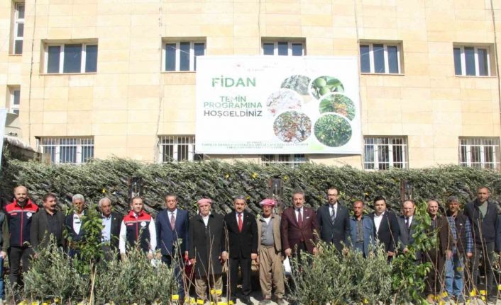 Şırnak’ta 25 bin 200 fidan toprakla buluştu: 810 dekar meyve bahçesi oluyor