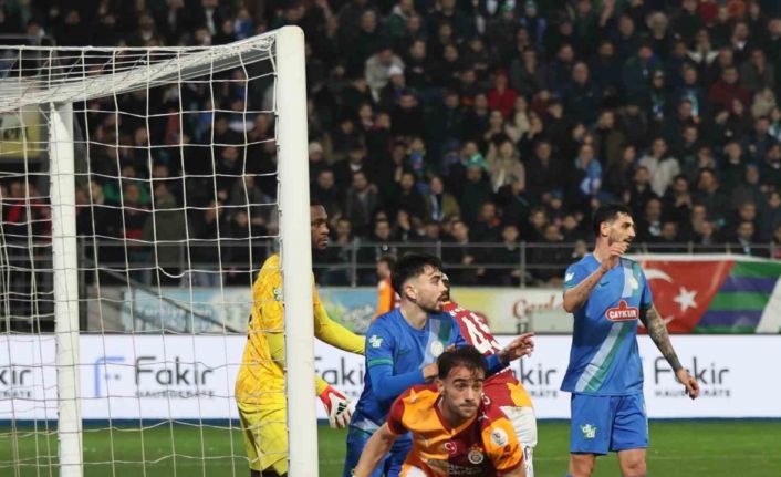 Trendyol Süper Lig: Çaykur Rizespor: 0 - Galatasaray: 3 (Maç sonucu)