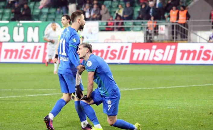 Trendyol Süper Lig: Çaykur Rizespor: 2 - Kocaelispor: 0 (Maç sonucu)