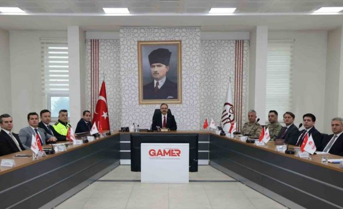 Vali Kızılkaya: "Bir önceki yılın ocak ayına kıyasla asayiş olaylarında yüzde 14 oranında azalma sağlanmıştır"