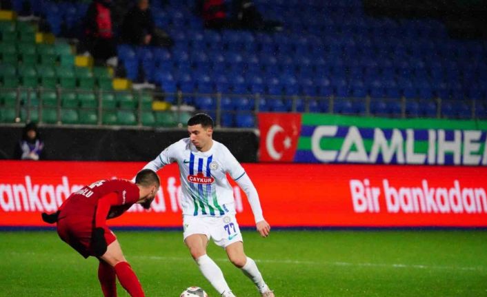 Ziraat Türkiye Kupası: Çaykur Rizespor: 1 - Beyoğlu Yeni Çarşı: 1 (Maç sonucu)