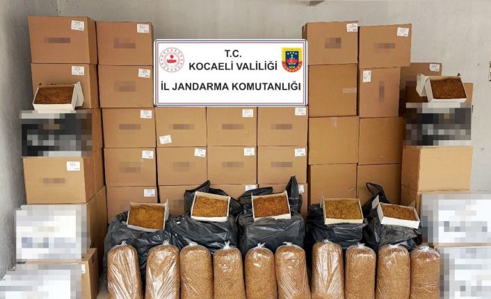 1 milyon TL değerinde bandrolsüz makaron ve kaçak tütün ele geçirildi