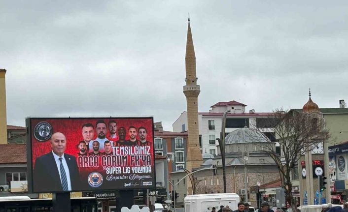 Alaca’dan Çorum FK’ye Süper Lig yolunda billboardlu destek