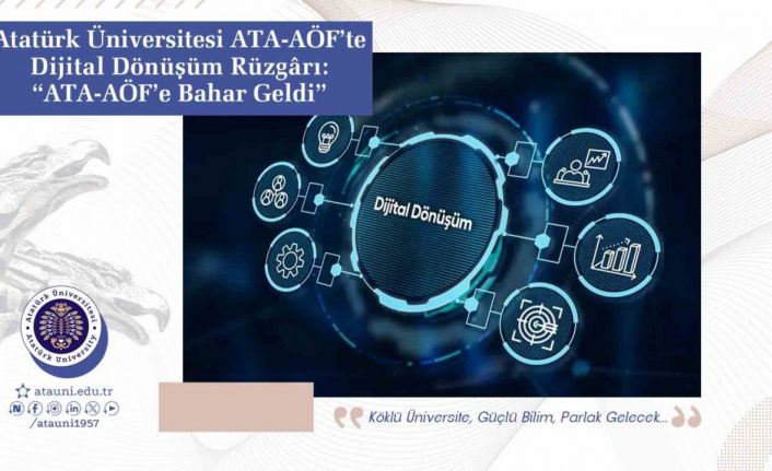 Atatürk Üniversitesi ATA-AÖF’te dijital dönüşüm rüzgârı: "ATA-AÖF’e bahar geldi"