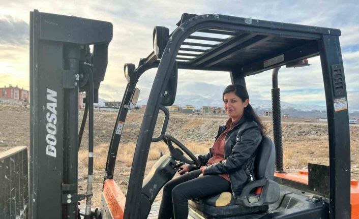 Başarılı forklift operatörü Kardelen İlgen’den; kadınlara "cesur olun" çağırısı