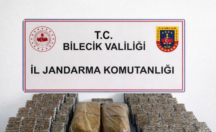Bilecik’te 13 bin 580 makaron ve 10 kilo kıyılmış tütün ele geçirildi