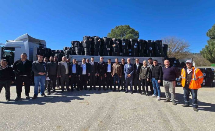 Bilecik’te 58 çiftçiye 809 bin 200 metre damlama sulama borusu desteği verildi