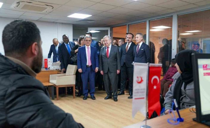 BM Genel Sekreteri Guterres Ankara İl Göç İdaresi Müdürlüğünü ziyaret etti