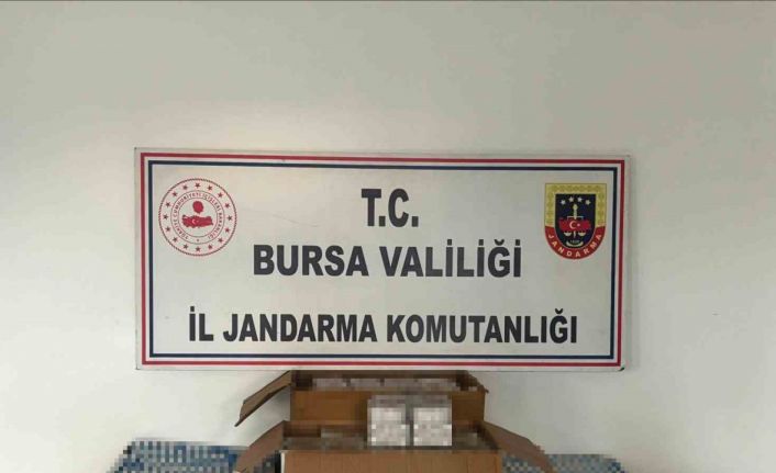 Bursa’da kaçak sigara operasyonu: 37 bin adet kaçak sigara ele geçirildi